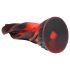 Creature Cocks Hell Kiss - uvijeni silikonski dildo - 19cm (crvena)