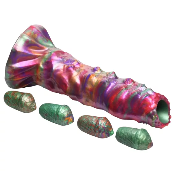 Creature Cocks Larva - vanzemaljac ovipozitor dildo (dugine boje)