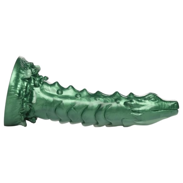 Čudovišni Kraken - Zeleni silikonski dildo