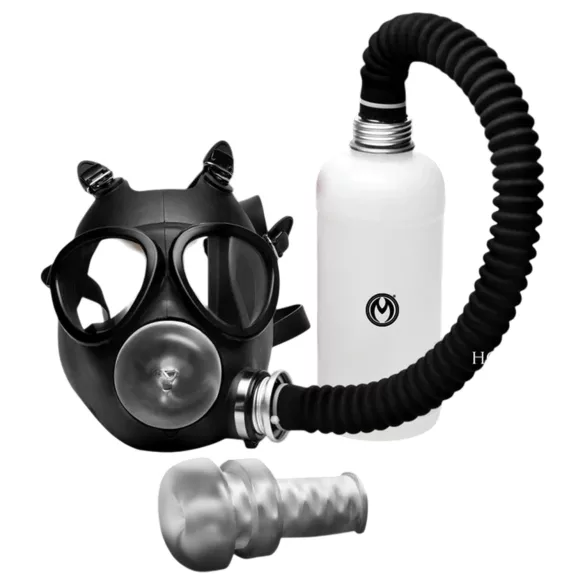 XR Brands - 2u1 maska za sisanje i inhalator arome (crna)