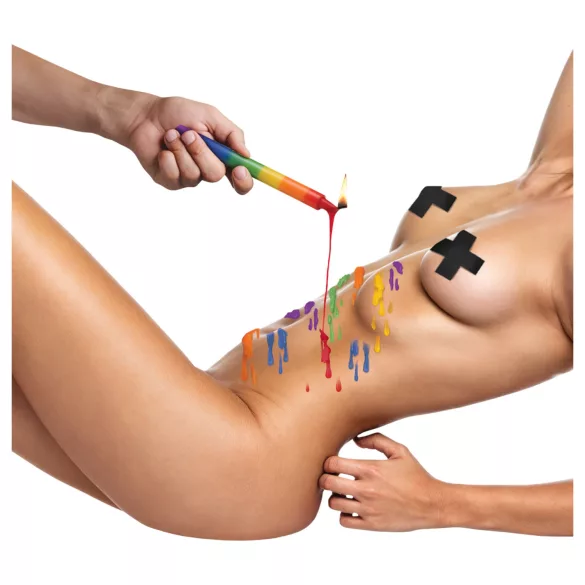 XR Brands - BDSM sveća za telo - duga (3 komada)