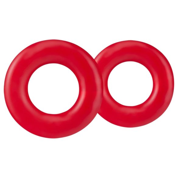 Stay Hard - Set crvenih prstenova za penis
