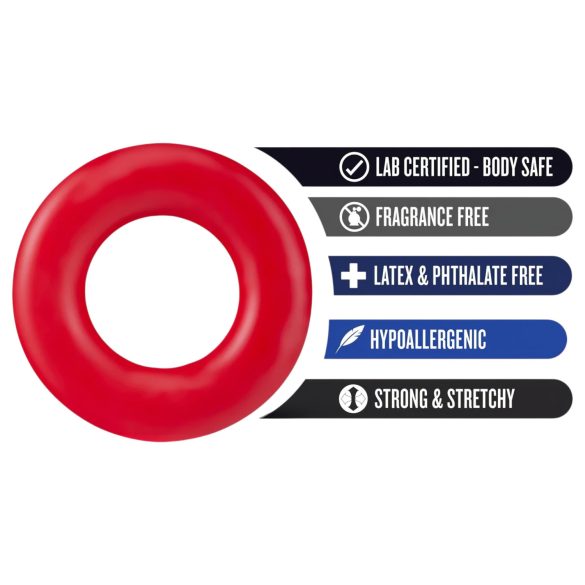 Stay Hard - Set crvenih prstenova za penis