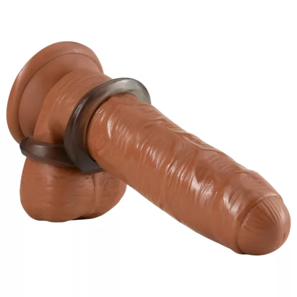 Stay Hard - prsten za penis i testise (siva)