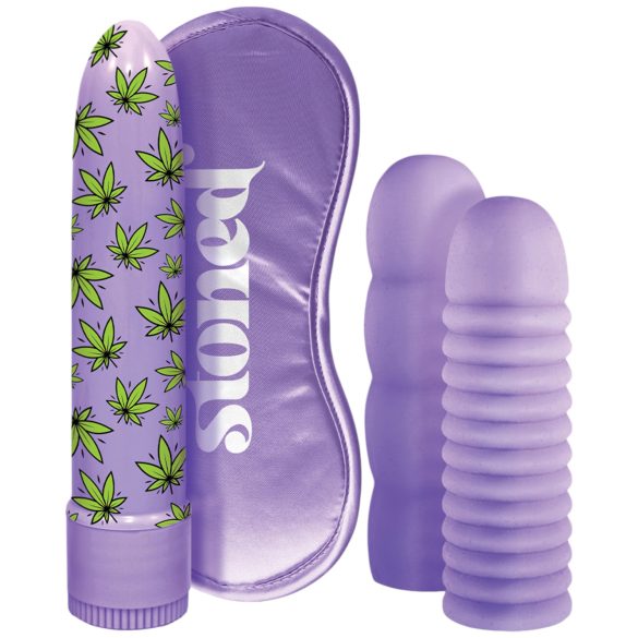 Stoner Bonga Bunga - Set ljubičastih vibratora (4 dela)