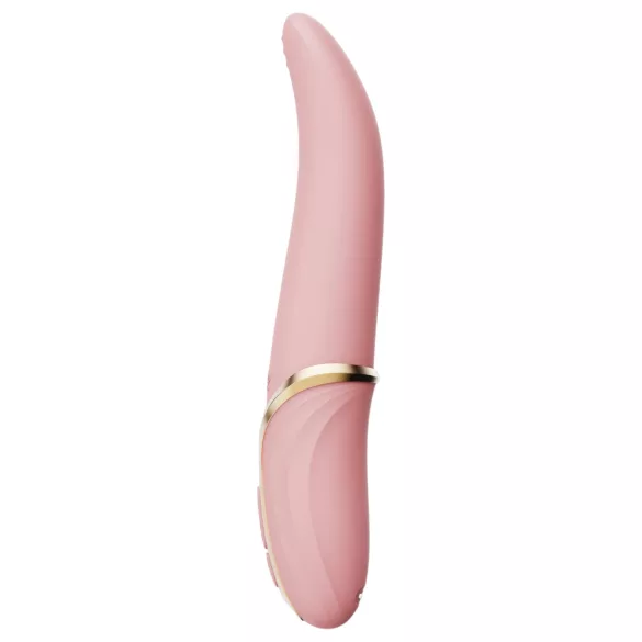 Zalo Eve - Punjivi rotirajući vibrator sa grejanjem (roze)