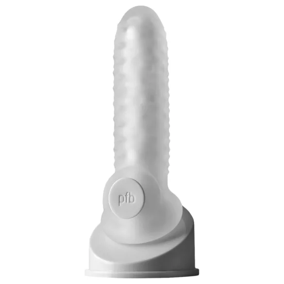 Perfect Fit - Fat Boy Checker Box - navlaka za penis (15 cm, bela)