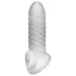 Perfect Fit - Fat Boy Checker Box - navlaka za penis (15 cm, bela)