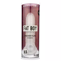   Perfect Fit - Fat Boy Checker Box - navlaka za penis (17 cm, bela)