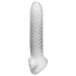 Perfect Fit - Fat Boy Checker Box - navlaka za penis (19 cm, bela)
