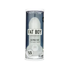   Perfect Fit - Fat Boy Original Ultra Fat - navlaka za penis (15 cm, bela)