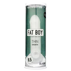 Perfect Fit - Fat Boy Thin - navlaka za penis (17 cm, bela)