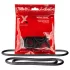 Perfect Fit Slim Wrap - set tankih prstenova za penis - crni (3 kom)