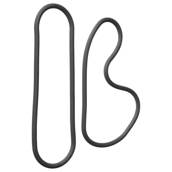 Perfect Fit Slim Wrap 15 - tanak penis prsten - crna (38 cm)