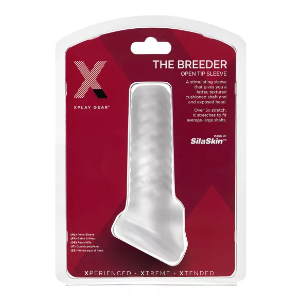 Perfect Fit Breeder - otvoreni penis omotač (beli)