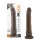 Dr. Skin 8,5 - realističan dildo sa vakuumskom čašicom (braon, 20,5 cm)