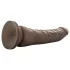 Dr. Skin 8,5 - realističan dildo sa vakuumskom čašicom (braon, 20,5 cm)