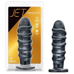 Blush Jet - XXL analni dildo (crni)