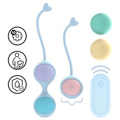   Loveline - set varijabilnih vibracionih gvejša kuglica (plavo)