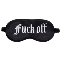   Ouch! - satenska maska za oči sa natpisom „Fuck Off” (crna)