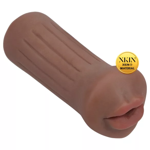 XKIN - veštačka vagina masturbator - S (tamna prirodna)