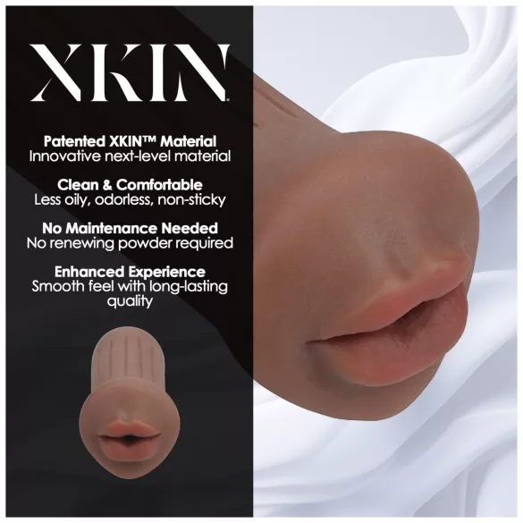 XKIN - veštačka vagina masturbator - S (tamna prirodna)