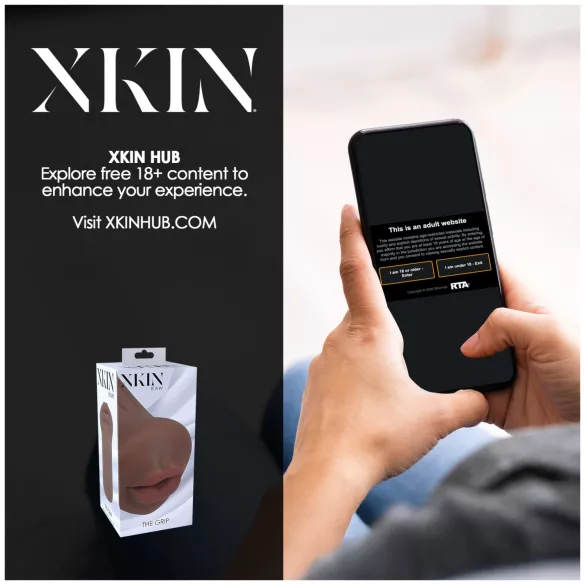 XKIN - veštačka vagina masturbator - S (tamna prirodna)