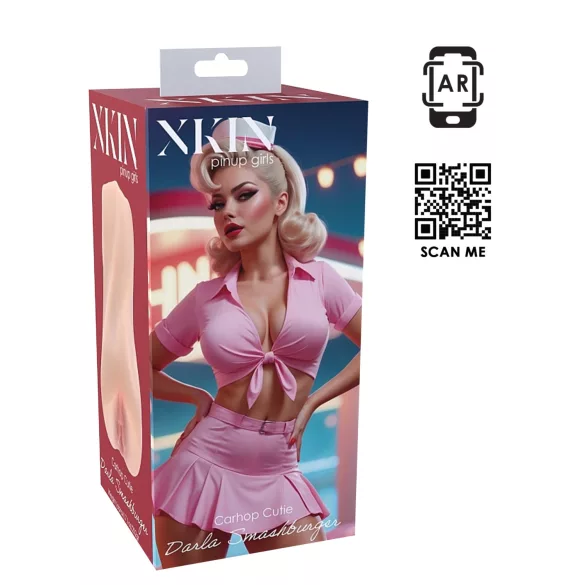 XKIN Cutie Darla - realistična veštačka vagina masturbator (natur)