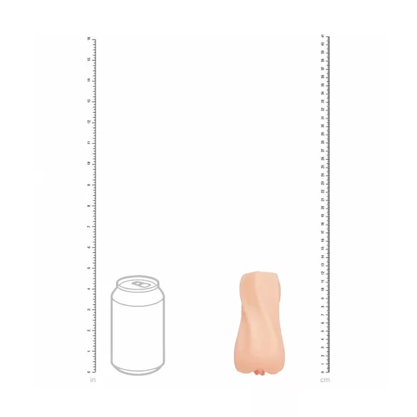 XKIN Cutie Darla - realistična veštačka vagina masturbator (natur)