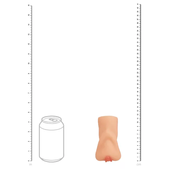 XKIN - реалистична вештачка вагина мастурбатор - M (природна боја)