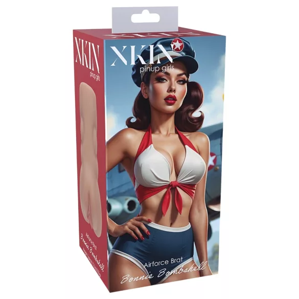 XKIN Bonnie Bombshell - реалистична вештачка вагина мастурбатор (природна боја)