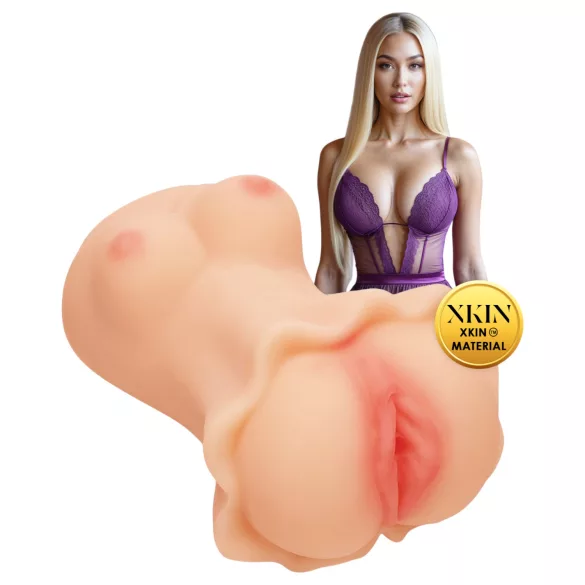 XKIN Enchantment Elise - realistična veštačka vagina masturbator (natur)