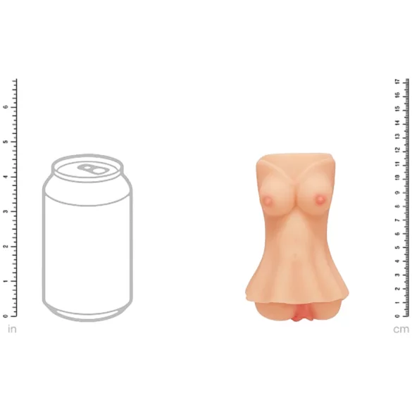 XKIN Enchantment Elise - realistična veštačka vagina masturbator (natur)