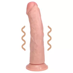   REALROCK - prirodni vibrator sa vakuumskim postoljem (20,5 cm)