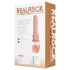 REALROCK - prirodni vibrator sa dojkom (20,5cm)