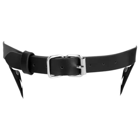 Ouch! - maska od veštačke kože (crna)