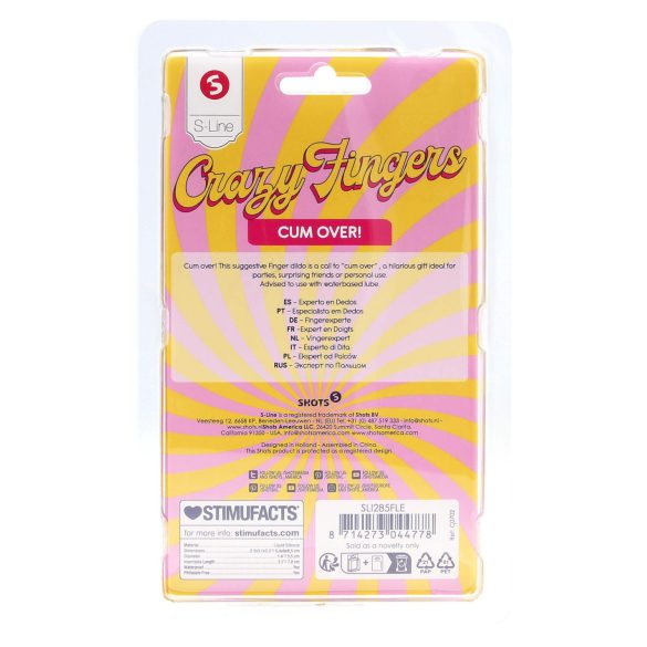 S-Line - dvoprsti dildo (prirodan)