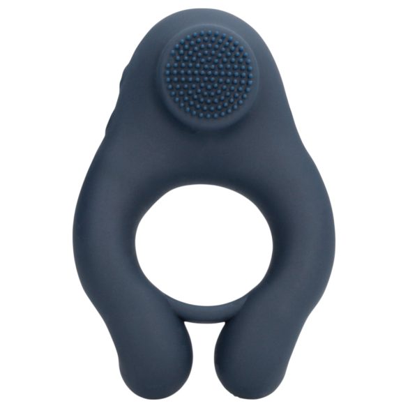 Loveline - vibro prsten za penis sa stimulatorom klitorisa (sivi)