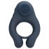 Loveline - vibro prsten za penis sa stimulatorom klitorisa (sivi)