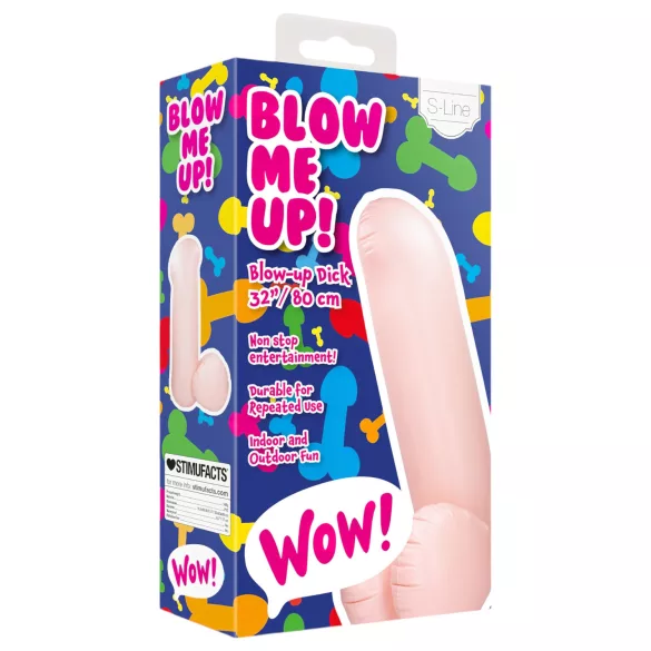 S-Line - Blow Me Up - надувајући курчев балон (80 cm)