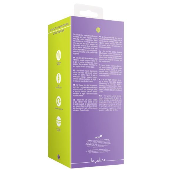 Loveline - rotirajući vibrator sa punjenjem (pink)