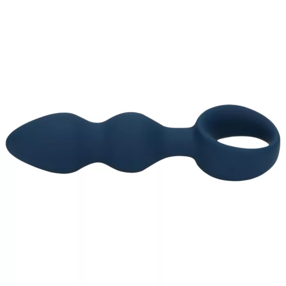 Loveline - prstenasti analni dildo - srednji (plavi)