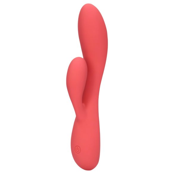 Loveline - vodootporni vibrator sa masažnom rukom (roze)