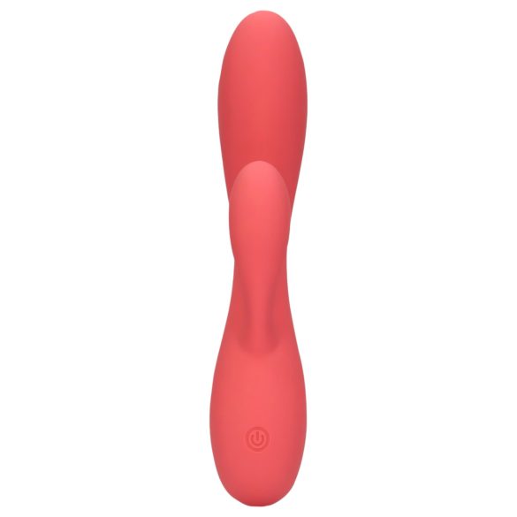 Loveline - vodootporni vibrator sa masažnom rukom (roze)