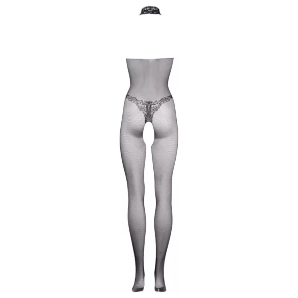Le Désir - čipkasti mrežasti bodi (crni) - S-XL