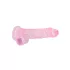 REALROCK - providni realistični dildo - roze (19cm)