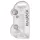 REALROCK - prozirni realistični dildo - providan (19 cm)