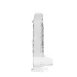 REALROCK - prozirni realistični dildo - providan (19 cm)