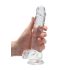 REALROCK - prozirni realistični dildo - providan (19 cm)