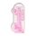 REALROCK - Prozirni Realistični Dildo - Roze (22cm)